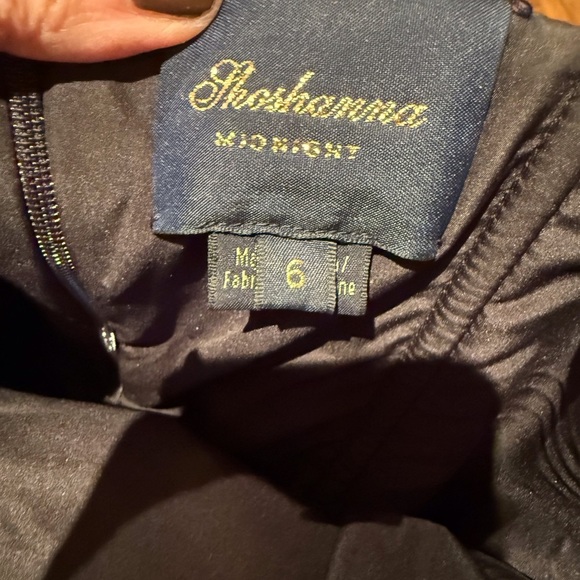 Shoshanna Jasmina Strapless beaded top bow Gown Maxi Dress Womens Size 6 Black - Picture 5 of 15